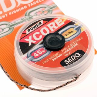 SEDO Power Xcore - Leadcore 45lbs 10m
