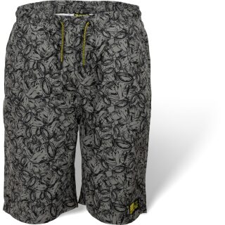 Black Cat - Beach Shorts XL - grau/schwarz