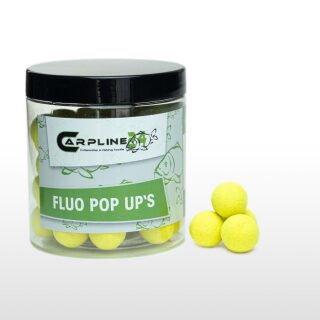 Carpline24 - Fluo Pop Ups - Gelb 16 mm Leber