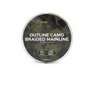 Avid Carp Outline Camo Braided Mainline 30lb 600m