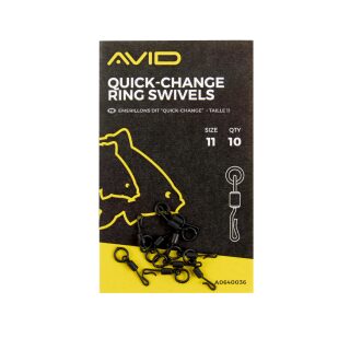 Avid Carp Quick Change Ring Swivel Size 11