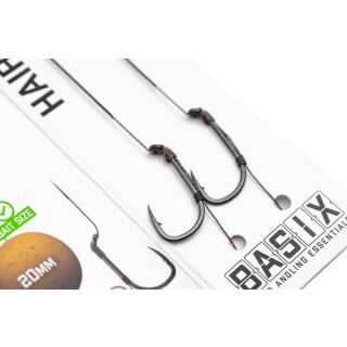 Korda Basix Hair Rigs Wide Gape Size 8 - 18 lb