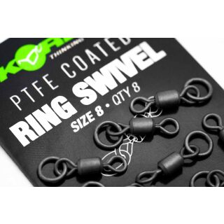 Korda PTFE Spinner Ring Swivel Size 11 (8pcs)