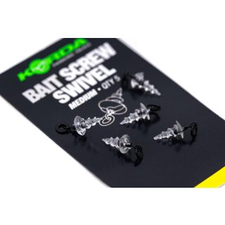 Korda Micro Ring Swivel Bait Screw Medium (5 pcs)