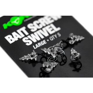 Korda Micro Ring Swivel Bait Screw Large (5pcs)