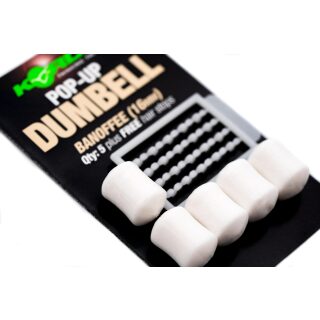 Korda Pop Up Dumbell Banoffee (16mm) - 5 pcs