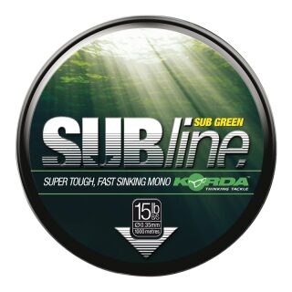 Korda Subline Green 15lb / 0.40mm - 1000m
