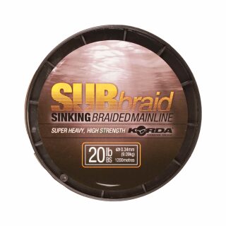 Korda Sub Braid 20lb - 450m