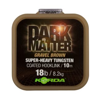 Korda Dark Matter Tungsten Coated Braid Gravel Brown 25lb...