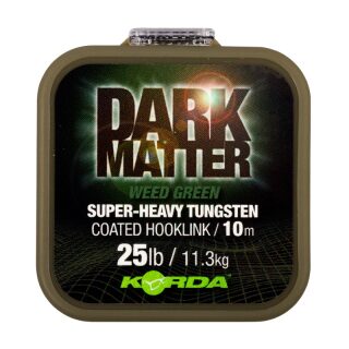 Korda Dark Matter Tungsten Coated Braid Weed Green 18lb 10m