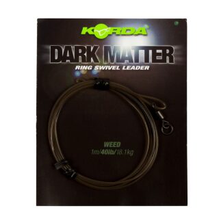 Korda Dark Matter Leader Size 8 Ring Swivel 40lb - 1m