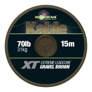 Korda Kable XT Extreme Leadcore 70lb 15m Brown