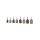 Korda Square Pear Swivel Lead
