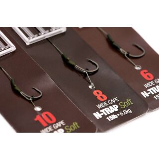 Korda N-Trap DF Rig Wide Gape Barbless 8 - 30lb