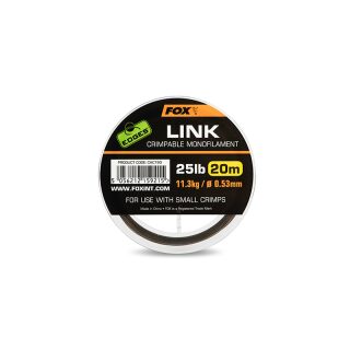 Fox - Edges Link Trans Khaki Mono 25lb/0.53mm