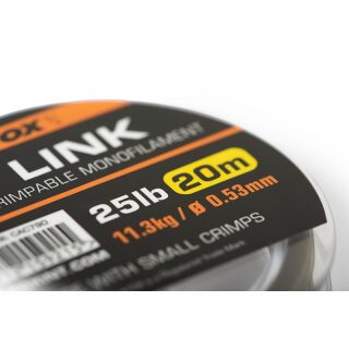Fox - Edges Link Trans Khaki Mono 25lb/0.53mm