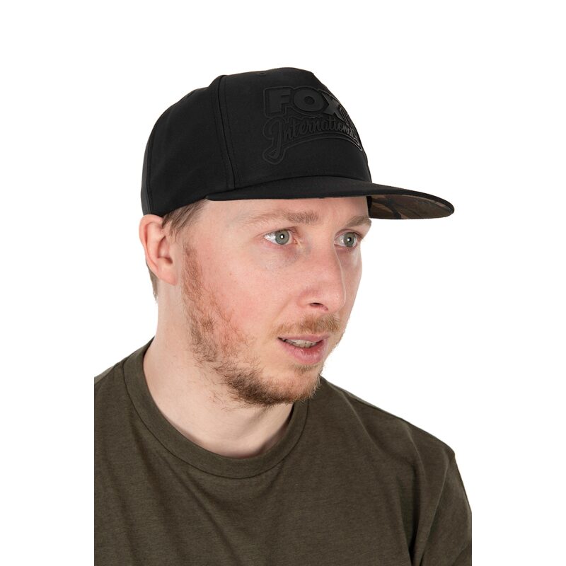 Fox Black Camo Flat Peak Snapback Cap 19 99