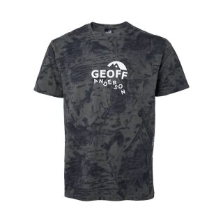 Geoff Anderson - Organic T-Shirt mit weißen Logo - black leaf