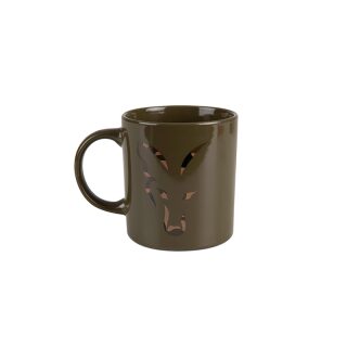 Fox - Green & Camo Head Ceramic Mug