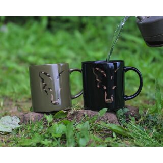 Fox - Green & Camo Head Ceramic Mug