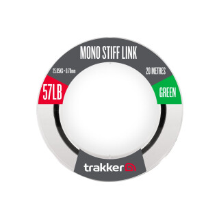 Trakker Mono Stiff Link Green 44lb - 19.95kg / 0.6mm