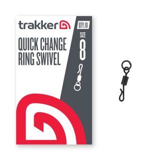 Trakker Quick Change Ring Swivel - Size 8