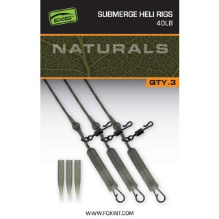 Fox - EDGES Naturals Submerge Heli Rig Leaders