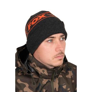 Fox - Collection Beanie Hat - Black & Orange