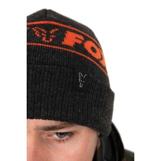 Fox - Collection Beanie Hat - Black & Orange