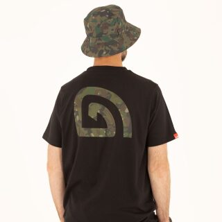 Trakker CR Logo T-Shirt Black Camo - XL