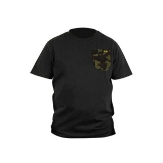 Avid Carp Cargo T-Shirt Black - L