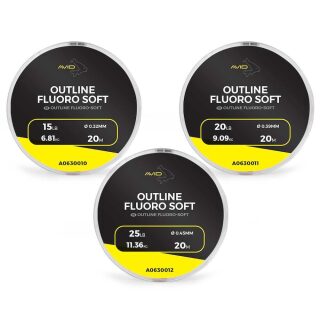 Avid Carp Outline Fluoro Soft  20m