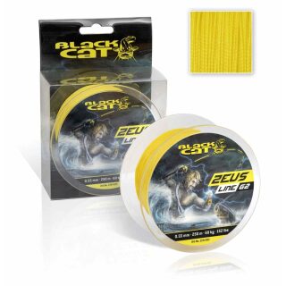 Black Cat - Zeus Line G2 gelb - 250m 0,45  mm - 46kg /...