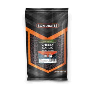 Sonubaits - Cheesy Garlic Halibut Pellets - 8 mm 900 g