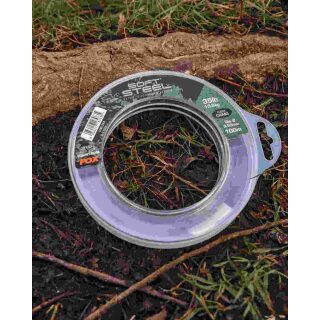 Fox - Soft Steel Fleck Camo Leader 35lb 0.50mm - 100m