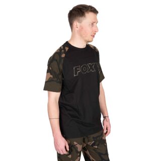 Fox - Black/Camo Outline T-Shirt