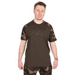 Fox - Khaki/Camo Outline T-Shirt