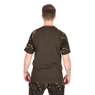 Fox - Khaki/Camo Outline T-Shirt - S