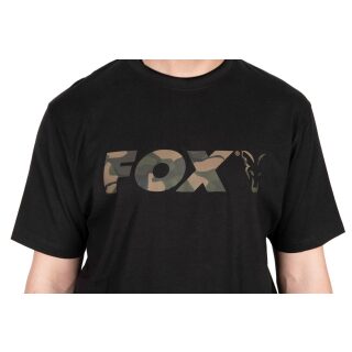 Fox - Black/Camo Logo T-Shirt