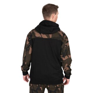 Fox - LW BLack/Camo Split Zip Hoody