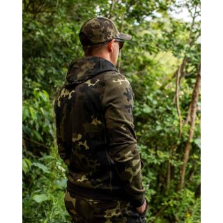 Korda Dark Kamo Zip Hoodie L
