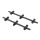 Fox - Black Label Carbon Adjustable 3 Rod Buzz Bars 220mm - 250mm
