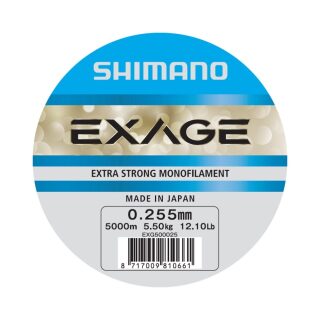 Shimano Exage 0,255mm - 5000m