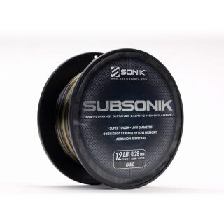 Sonik Subsonik Camo 22lb 0.38mm - 1200m