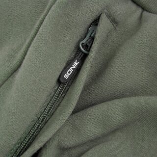 Sonik Green Fleece Shorts - 2XL