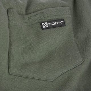 Sonik Green Fleece Shorts - 2XL