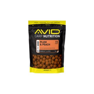 Avid Carp Plum & Peach Boilies 1kg