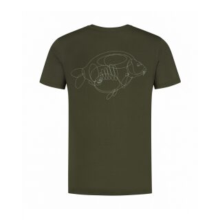 Korda One Liner Tee Green