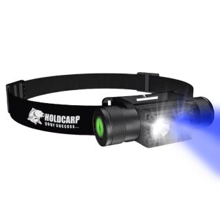 Holdcarp SuperBright UV/WHITE 3350mAh Headlamp