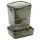 Trakker Olive Square Container inc tray 13 Ltr